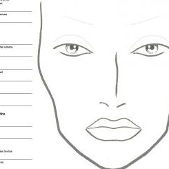 MAC face chart